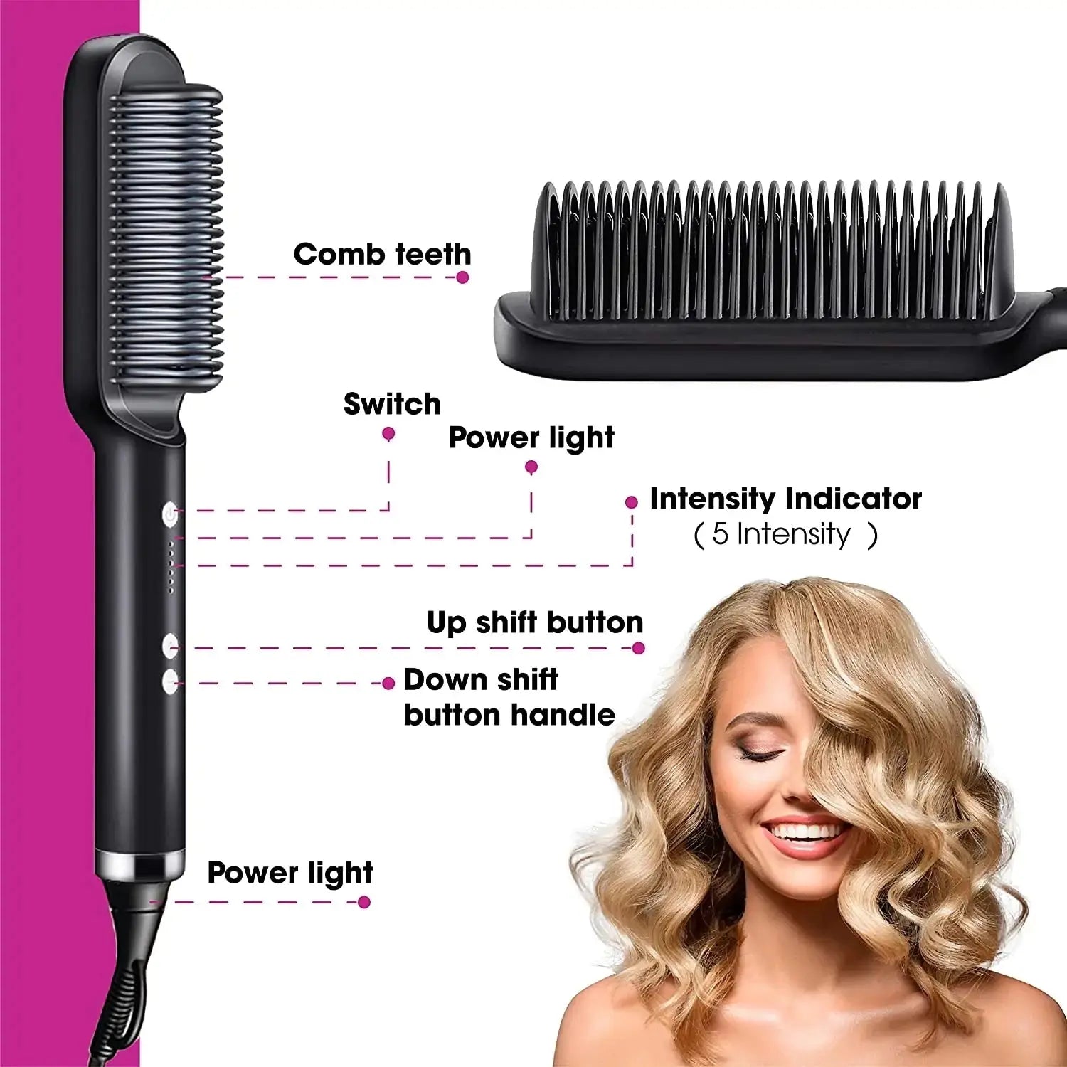 Ultimate Steam - Pro Hydration Hair Straightener - Hair & Beauty Products | Vevoya